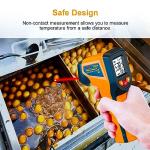 Digital Infrared Thermometer Gun for Cooking & More