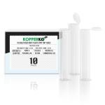 Kopperko 10 Pack Airtight Pop Top Pill Tubes