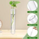 15 Pcs Clear Test Tubes for Plant Propagation