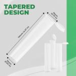 Kopperko 10 Pack Airtight Pop Top Pill Tubes