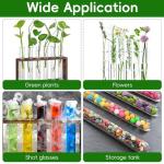 15 Pcs Clear Test Tubes for Plant Propagation