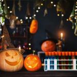 120 Pcs Plastic Test Tubes & Rack Set