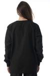 Women's Solid Black Laboratory Jacket 4501-BLK-M