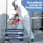 Eterna 5-Pack Disposable Hazmat Suits - Large