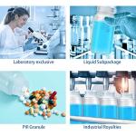 48 Pcs 250ml Wide Mouth Lab Plastic Bottles