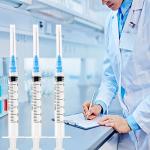 100-Pack 3ml 23G 1” Safety Syringes