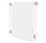 6 Pack Acrylic Window Sign Holder 11"x17