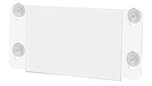 Double-Sided Window Sign Holder with Suction Cups