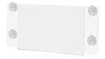 Double-Sided Window Sign Holder with Suction Cups