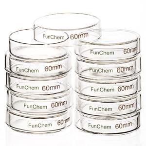 Autoclavable Glass Petri Dishes, Pack of 10