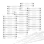Bekith 50 Pack Petri Dishes with Lids & Pipettes