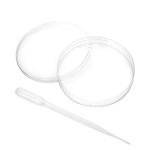 Bekith 50 Pack Petri Dishes with Lids & Pipettes