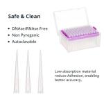 Universal 200µL Pipette Tips, RNase/DNase Free, 960 Tips