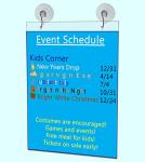 25 Pack Acrylic Window Sign Holders for Ads