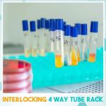 10-Pack Microcentrifuge Tube Rack for Lab Use