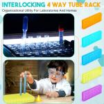 10-Pack Microcentrifuge Tube Rack for Lab Use