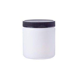 8 oz Natural Straight-Sided Jar with Cap - 12 Pack