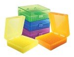 Heathrow Scientific 100-Place Microtube Storage Box Pack