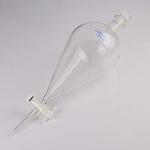 Borosilicate Glass 1000ml Conical Separatory Funnel