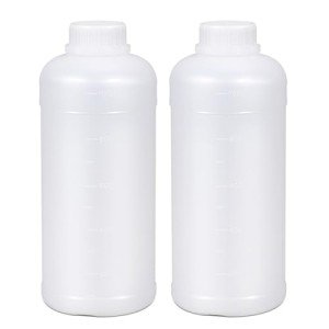 Wide Mouth PE Plastic Lab Reagent Bottles - 34oz