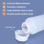 Wide Mouth PE Plastic Lab Reagent Bottles - 34oz