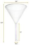 EISCO 10 Pack Acid-Resistant Filter Funnels