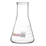 Heavy Wall Narrow Mouth Glass Erlenmeyer Flask - 100ml