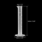 25ml Plastic Graduated Cylinder - 2 Pack