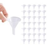 35PCS Mini Plastic Funnels with Handle - Clear
