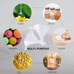 35PCS Mini Plastic Funnels with Handle - Clear