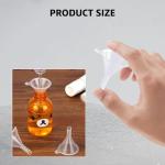 35PCS Mini Plastic Funnels with Handle - Clear
