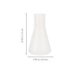 10 Pack of Plastic Erlenmeyer Beakers for Labs