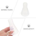 10 Pack of Plastic Erlenmeyer Beakers for Labs