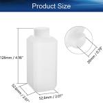 10-Pack 250mL Narrow Mouth Plastic Reagent Bottles