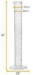 EISCO 100mL Graduated Cylinders - 12 Pack