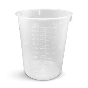 600ml Clear Plastic Beaker Set of 25
