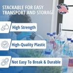 600ml Clear Plastic Beaker Set of 25