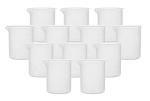 EISCO 500mL Plastic Beakers, Set of 12