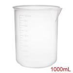 1000ml Transparent Plastic Measuring Cups - 3 Pack