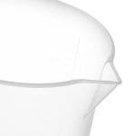 1000ml Transparent Plastic Measuring Cups - 3 Pack