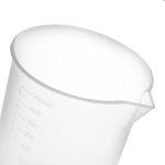 1000ml Transparent Plastic Measuring Cups - 3 Pack
