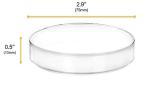 EISCO Translucent Plastic Petri Dish with Lid 2.9