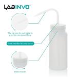 6-Pack 500ml Wide-Mouth Safety Wash Bottles