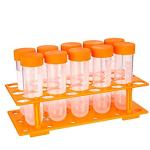 TEKEFT Jumbo Test Tubes Set with Stand - 10 Pieces