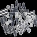 120 Pack 5 ML Plastic Sample Bottles with Caps