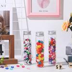 40 Pcs Clear Test Tubes with Lids - 110ml