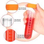 TEKEFT Jumbo Test Tubes Set with Stand - 10 Pieces