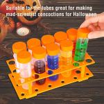 TEKEFT Jumbo Test Tubes Set with Stand - 10 Pieces