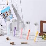 40 Pcs Clear Test Tubes with Lids - 110ml