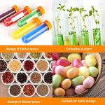 TEKEFT Jumbo Test Tubes Set with Stand - 10 Pieces